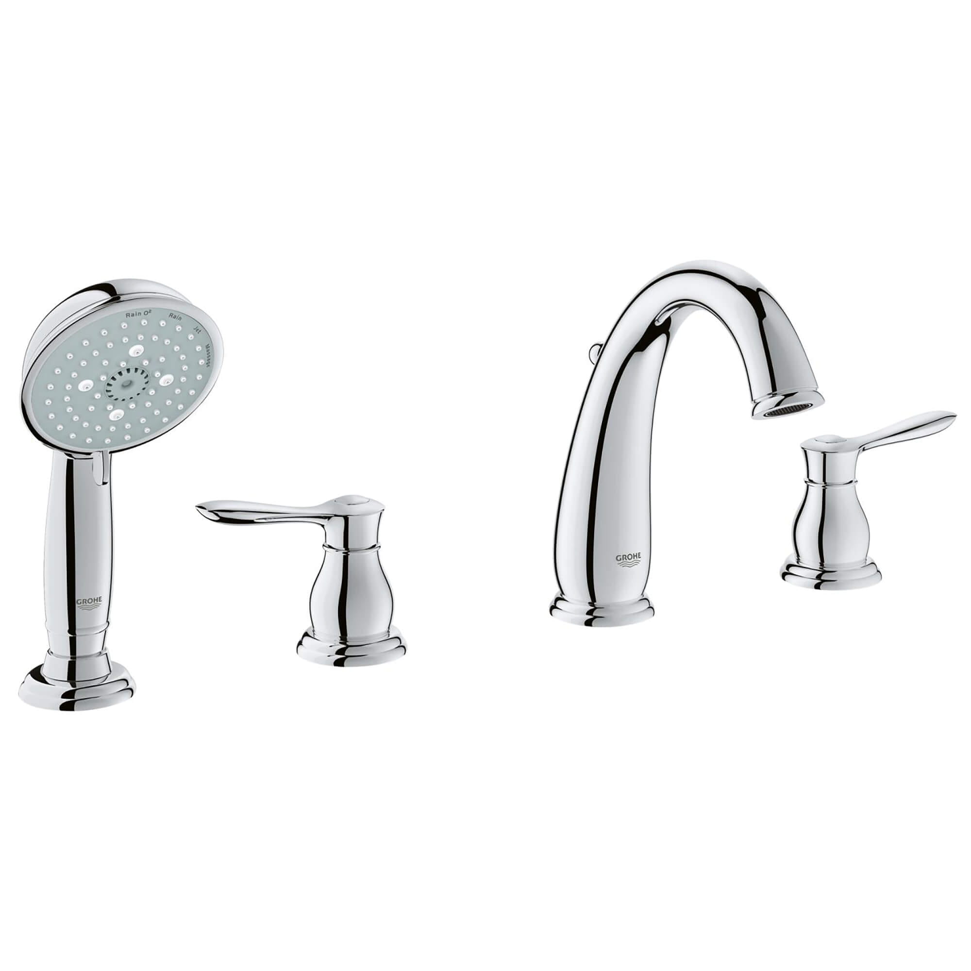 Roman Tub Filler with 9.5 L/min (2.5 gpm) Personal Hand Shower